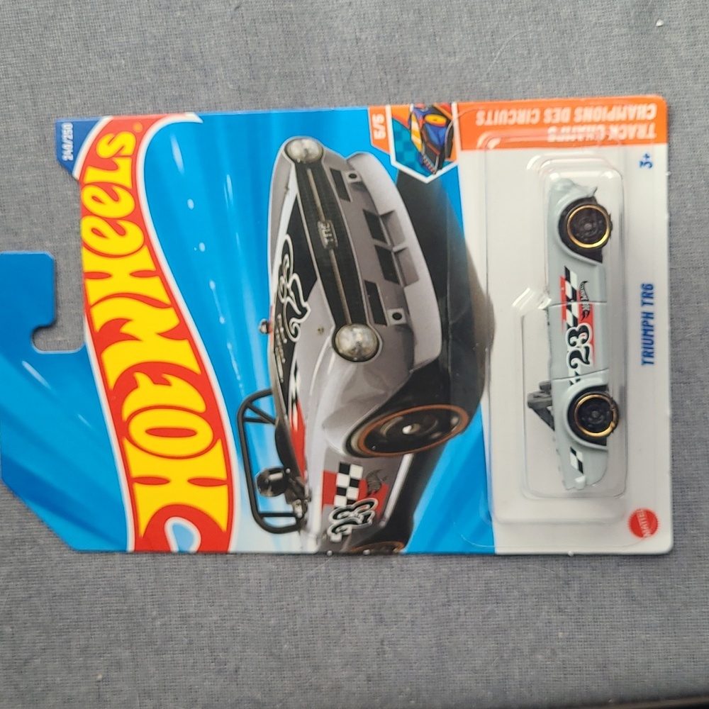 Hot Wheels Triumph TR6 Treasure Hunt from the HW Track Champs series.
